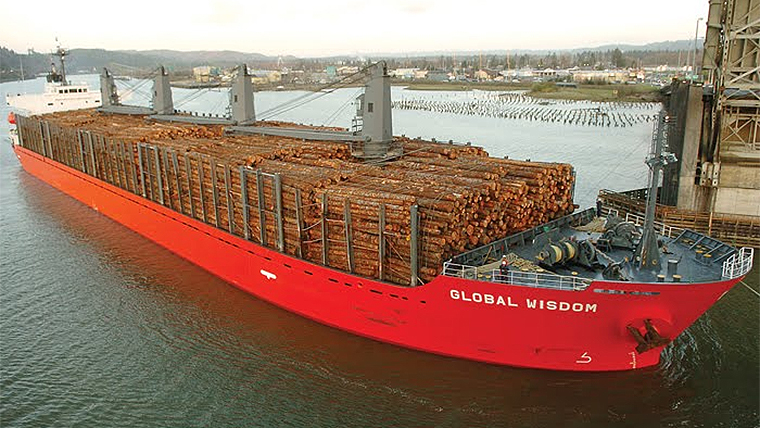 Log ship