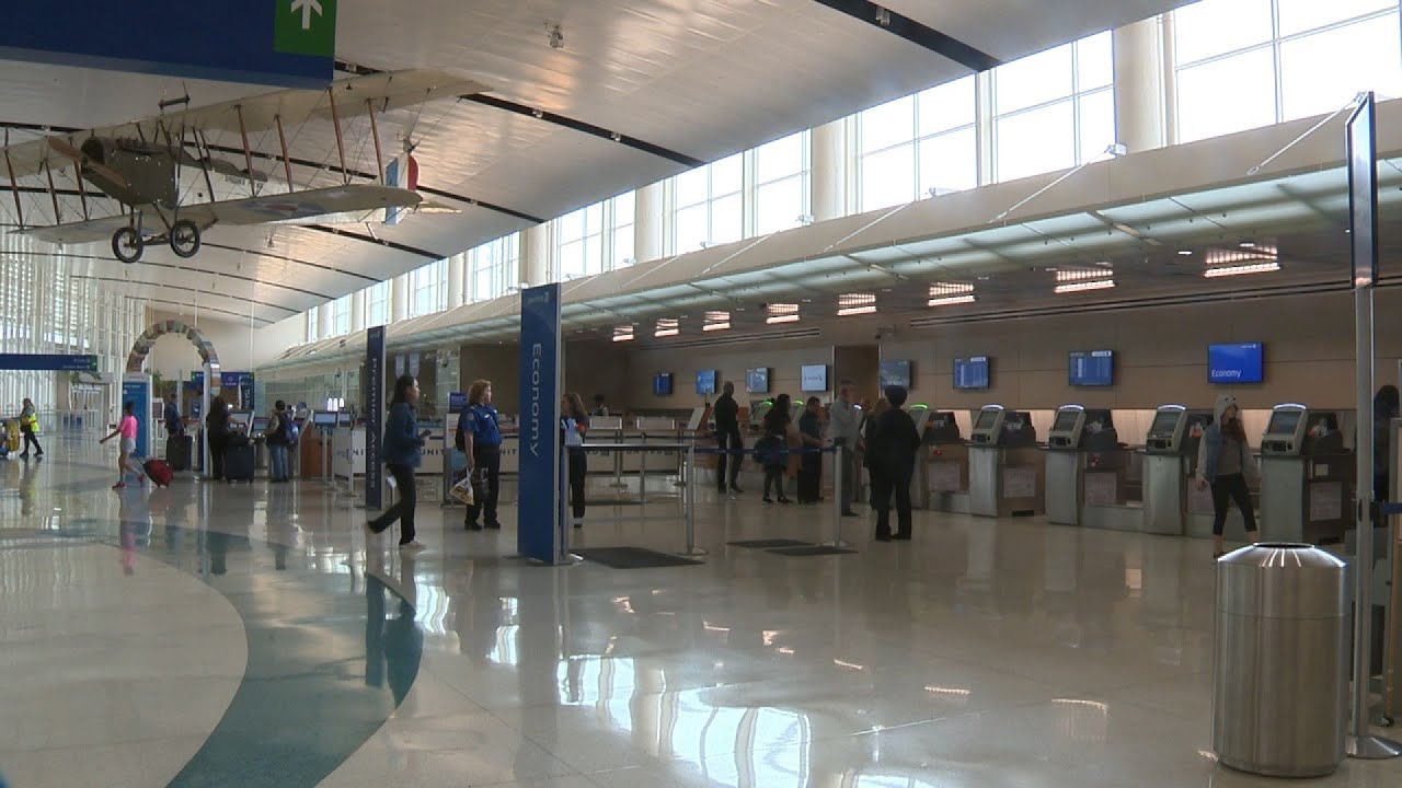 Empty airport