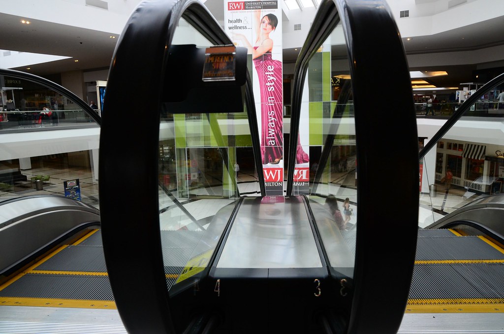 Mall escalator