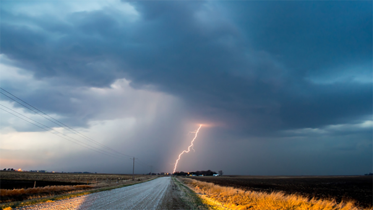 Lightning strike