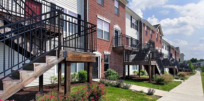 Row of terrace houses