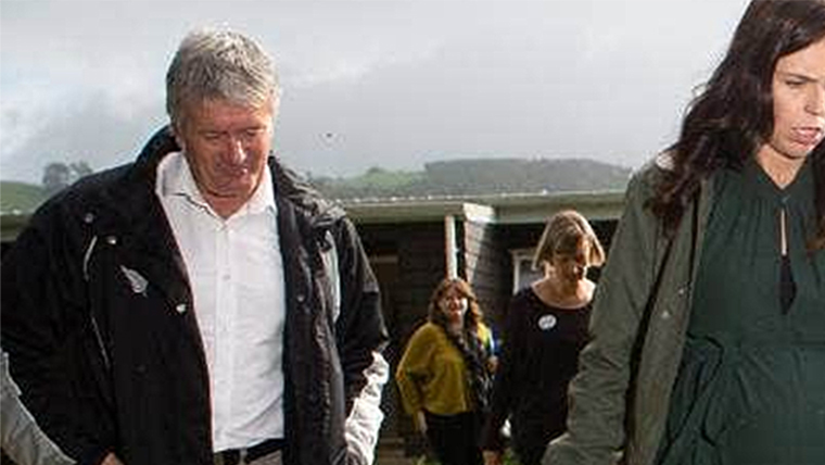 Damien O'Connor and Jacinda Ardern