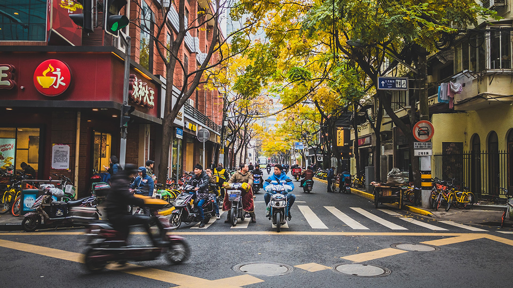 Shanghai street scene