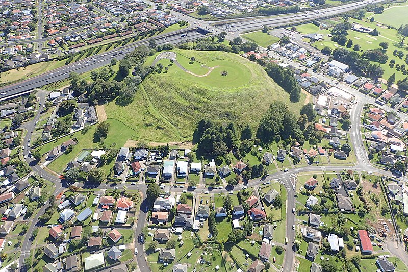 Mt Roskill from te air
