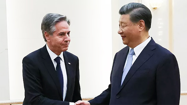 President Xi and Secretary of State Blinken