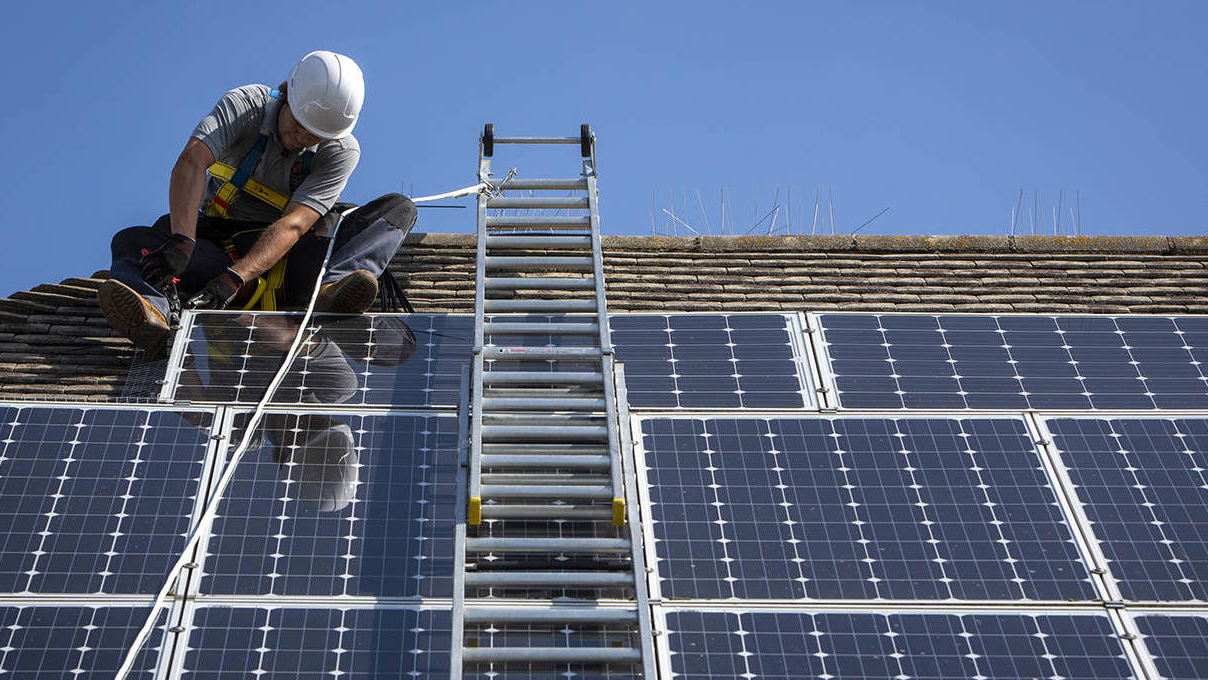 solar panel installation