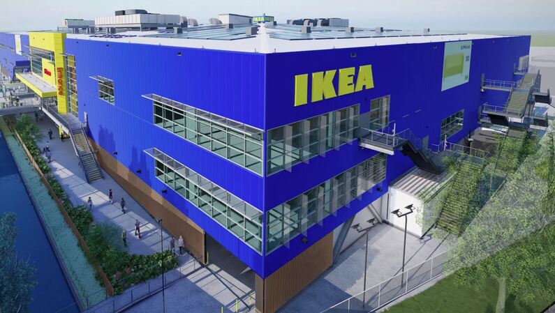 Ikea's new Auckland store will be across three levels.