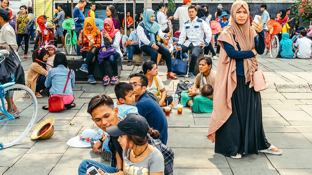 Asian street scene