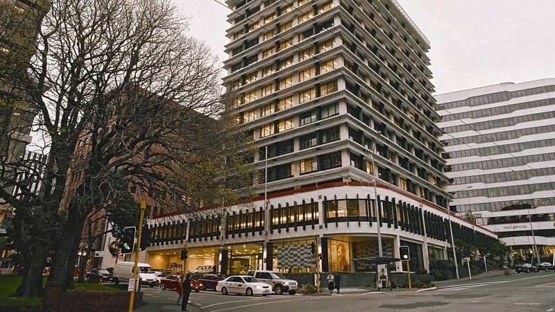 The Reserve Bank of New Zealand building in Wellington