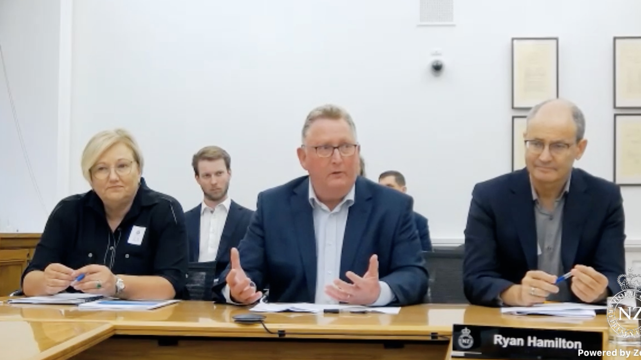 RBNZ Governor Adrian Orr speaks at a select committee meeting