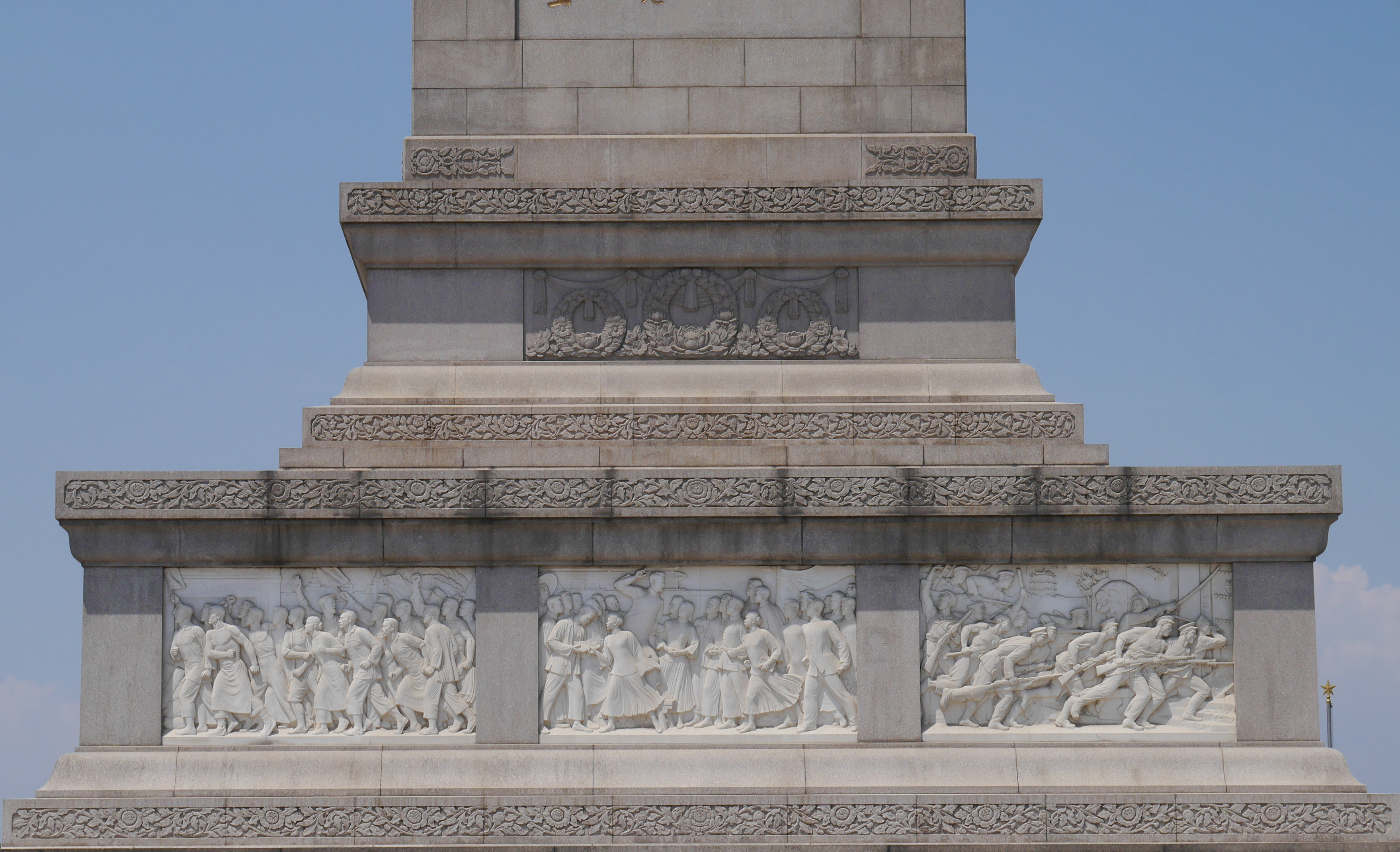 Monument to the People’s Heroes in Tiananmen Square. Photo by Puck Engman.