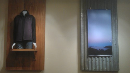 A clothing display in Glowing Sky's Dunedin store