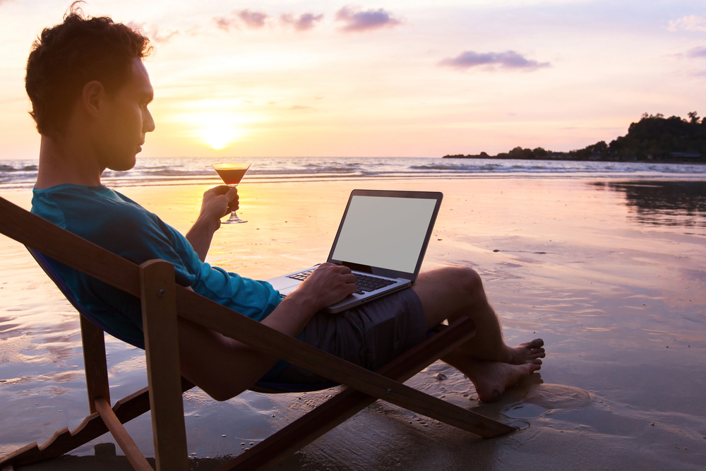 End of year review on the beach