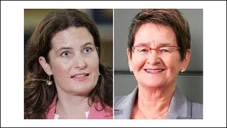 Nicola Willis and Ruth Richardson