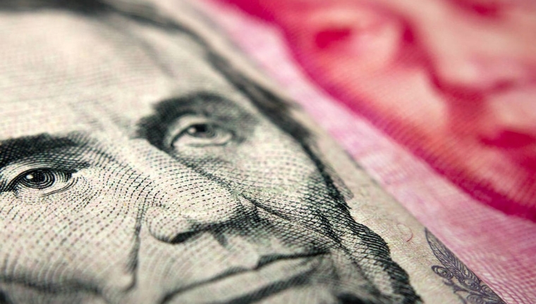 US dollar and Chinese yuan