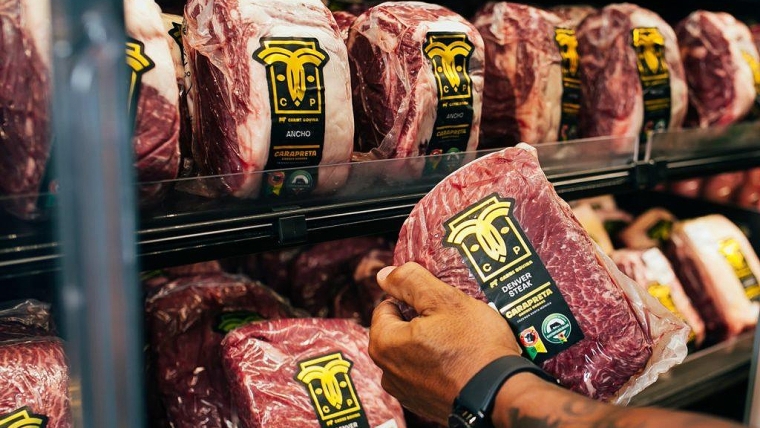 retail Brazillian beef