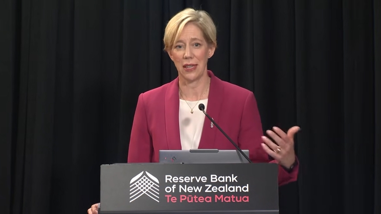 Governor Anna Breman at press conference. March 2026