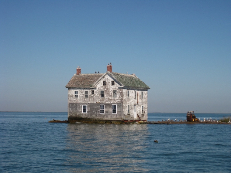 House on water