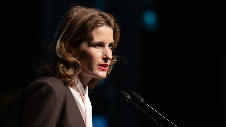 Finance Minister Nicola Willis speaks at the Insurance Council of New Zealand conference in Auckland.