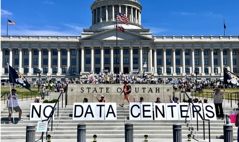 data center protest