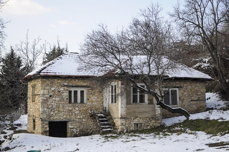 House in snow