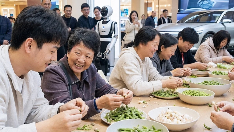pea shelling event