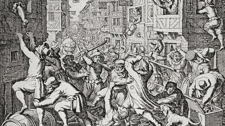 street brawl