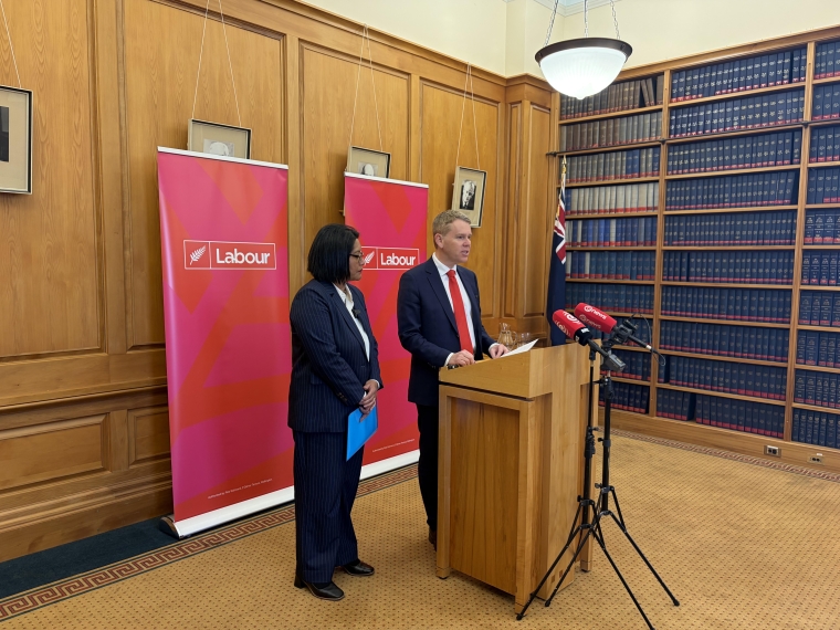 Barbara Edmonds and Chris Hipkins 