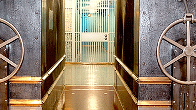 gold vault at the NY Fed