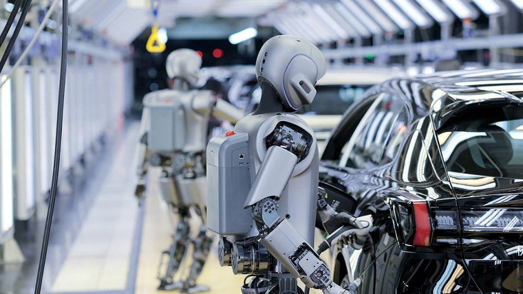 Production line robot