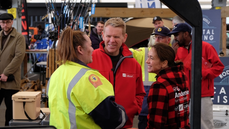 Chris Hipkins and Ginny Andersen.