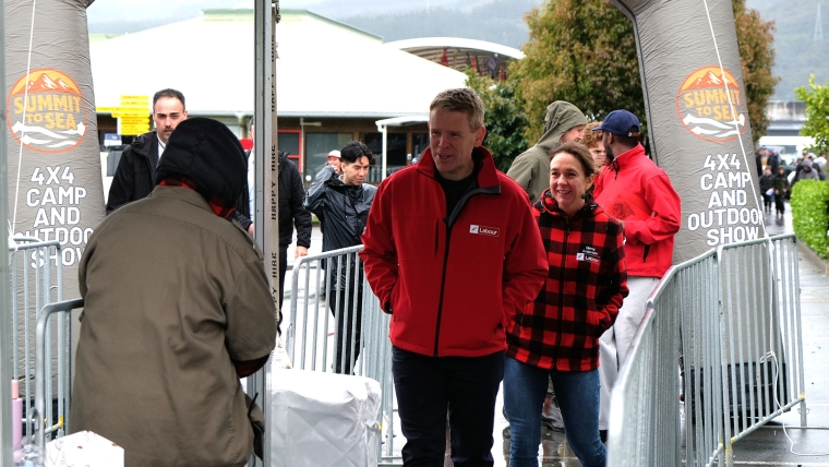 Chris Hipkins and Ginny Andersen