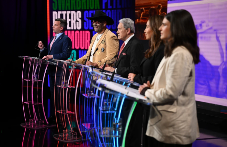 The TVNZ multi-party debate. 