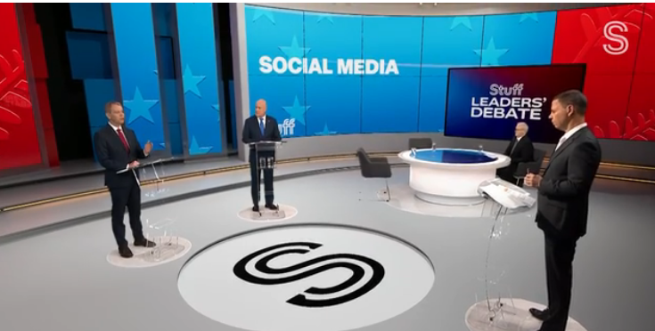Hipkins and Luxon in the final leaders' debate - 2026