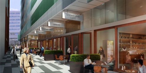 The 3rd retail stage of the Chews Lane mixed use project in Wellington being developed by Willis Bond