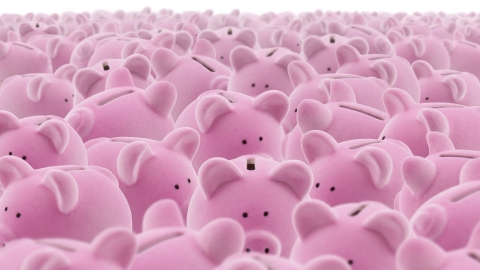 many piggy banks
