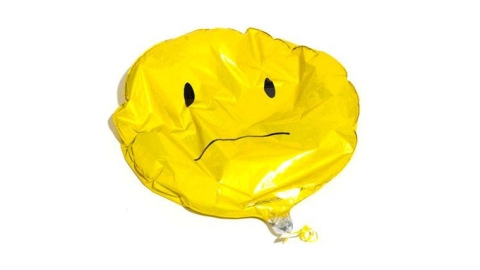 deflated balloon