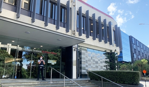 RBNZ building entrance