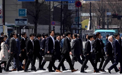 Japanese office workers
