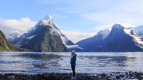 Milford Sound in winter