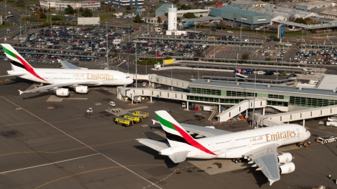 Christchurch Airport A380s