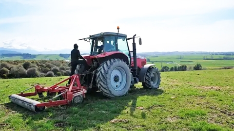 tractor on farm