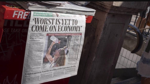 "Worse to come" newspaper headline
