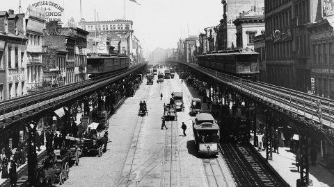 The Chicago 'El' (elevated railway)