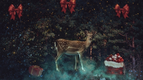 Christmas deer