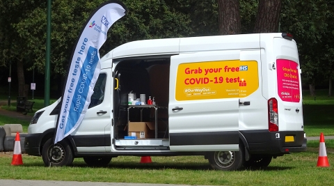 Covid-19 testing van