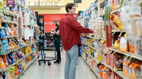 supermarket aisle