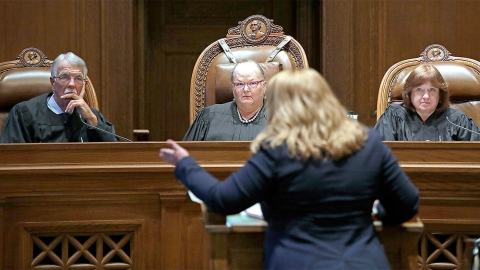 Legal argument before judges