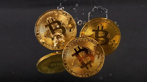 bitcoins under water