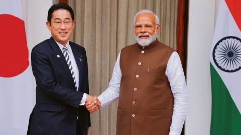 Japan and India leaders